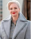 Wednesday Gwendoline Christie Wool Coat