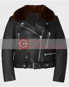 Jillian Motorcycle Black Jacket