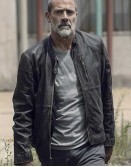 The Walking Dead Negan Black Leather Jacket