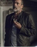 The Walking Dead Negan Black Leather Jacket