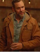 Animal Control S01 Joel Mchale Brown Jacket