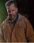 Animal Control S01 Joel Mchale Brown Jacket