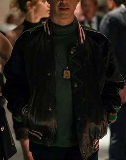 Succession S03 Kendall Roy Black Jacket