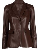Succession S04 Sarah Snook Leather Blazer