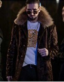 Ted Lasso S03 Maximilian Osinski Brown Shearling Coat