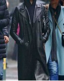 The Matrix Kaia Gerber Leather Coat