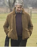 Succession Alan Ruck (Connor Roy) Suede Leather Jacket