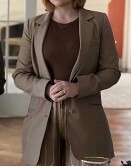 Succession Sarah Snook (Shiv Roy) Brown Blazer
