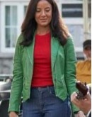 A Pinch of Portugal Heather Hemmens Leather Jacket