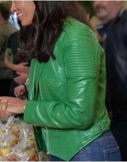 A Pinch of Portugal Heather Hemmens Leather Jacket