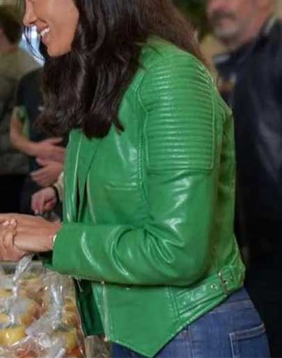 A Pinch of Portugal Heather Hemmens Leather Jacket