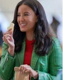 A Pinch of Portugal Heather Hemmens Leather Jacket
