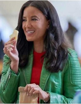 A Pinch of Portugal Heather Hemmens Leather Jacket