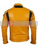 Men's Yellow Biker Jacket