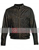 Men's Crazy Horse Biker Jacket