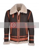 Men’s Flying Aviator Shearling Bomber Jacket