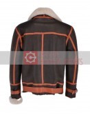 Men’s Flying Aviator Shearling Bomber Jacket