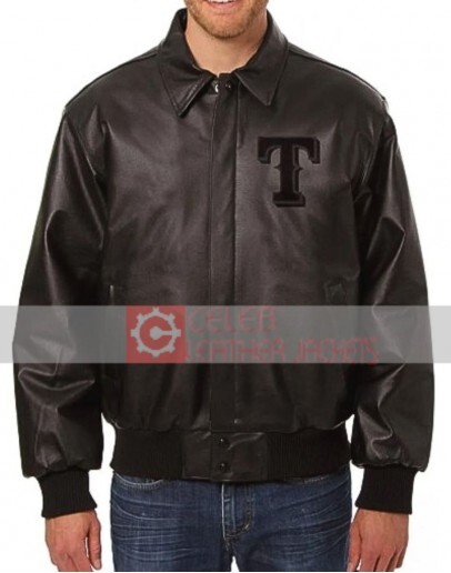 Texas Rangers Black Jacket