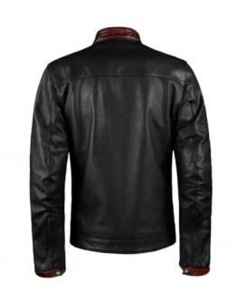Batman Dark Knight Black Leather Jacket
