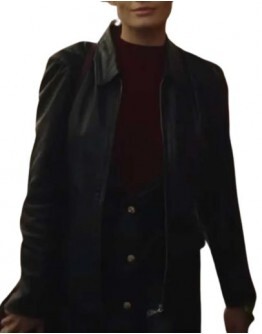 Sex Education S04 Emma Mackey Leather Jacket