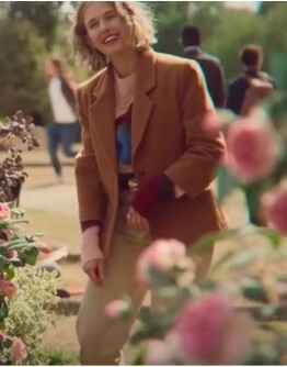 Sex Education S04 Jemima Kirke Wool Coat