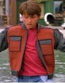 Back To Future Michael J. Fox (Marty Mcfly) Leather Jacket
