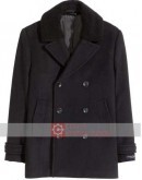 Daddy's Home 2 Mel Gibson (Kurt) Black Wool Coat