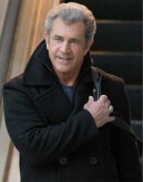 Daddy's Home 2 Mel Gibson (Kurt) Black Wool Coat