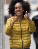 Doctor Who Pearl Mackie (Bill) Yellow Puffer Jacket