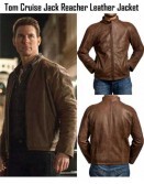 Jack Reacher Tom Cruise Brown Leather Jacket