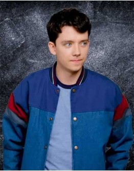 Sex Education Otis Milburn Blue Cotton Jacket