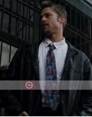 Se7en Brad Pitt (David Mills) Trench Leather Coat