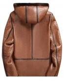 Mens Brown Hooded Jacket