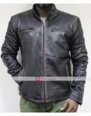 Daddy's Home Mark Wahlberg Black Distressed Jacket