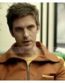 Dan Stevens Legion Red Cotton Stripes Jacket