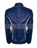 Once Upon A Time (Jennifer Morrison) Emma Swan Blue Leather Jacket   