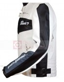 Fast and Furious 7 Premiere Vin Diesel White Leather Jacket