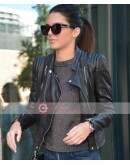 Zara Kendall Jenner Black Leather Jacket