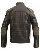 Antique Distressed Cafe Racer Slim Fit Biker Leather Jacket