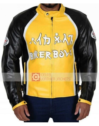 Biker Boyz Derek Luke Yellow Motorcycle Jacket