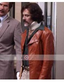 Anchorman 2 Paul Rudd (Brian Fantana) Leather Blazer