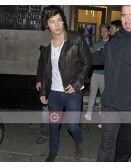 Harry Styles Brown Leather Jacket
