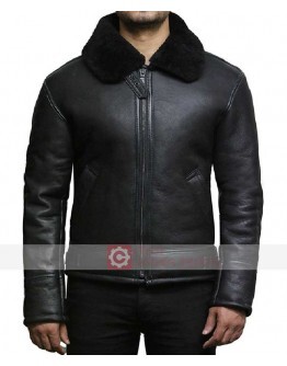 Men Aviator B3 Shearling Sheepskin Jacket
