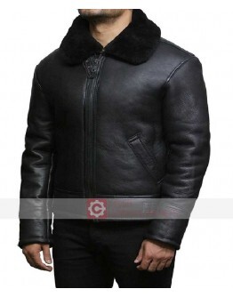 Men Aviator B3 Shearling Sheepskin Jacket