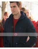 Riverdale K J Apa Blue Hoodie Jacket