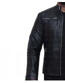 Cafe Racer Vintage Slim Fit Biker Leather Jacket