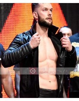 WWE Finn Balor Black Leather Jacket