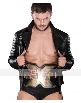 WWE Finn Balor Black Leather Jacket