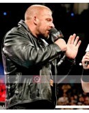 WWE Triple H Raw Biker Leather Jacket