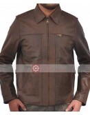 Inception Leonardo Dicaprio Brown Leather Jacket